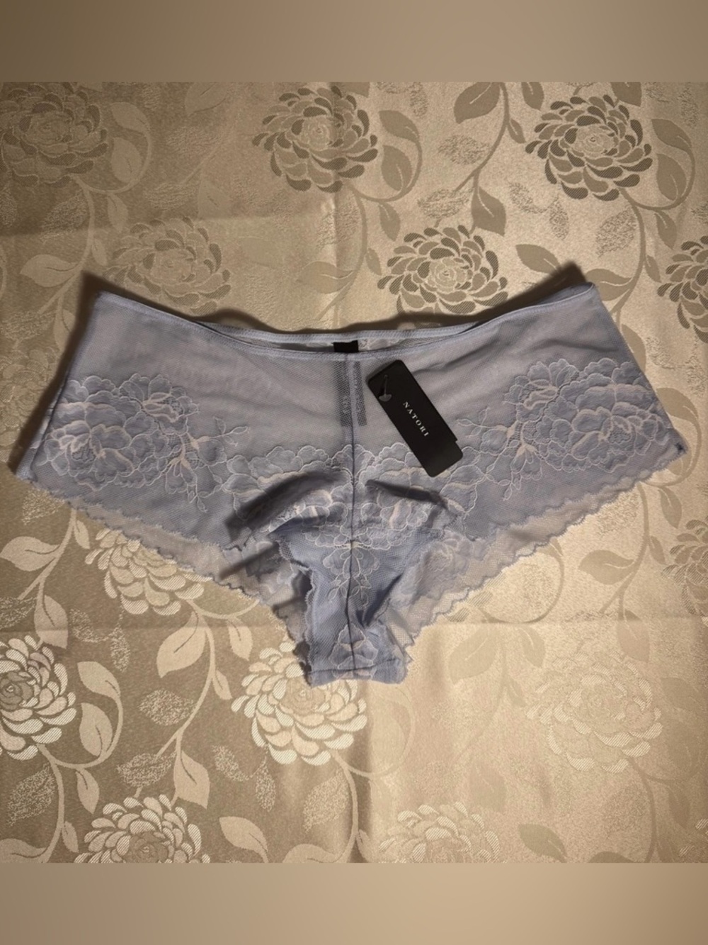 Natori Flora Brief - Light Blue Size M